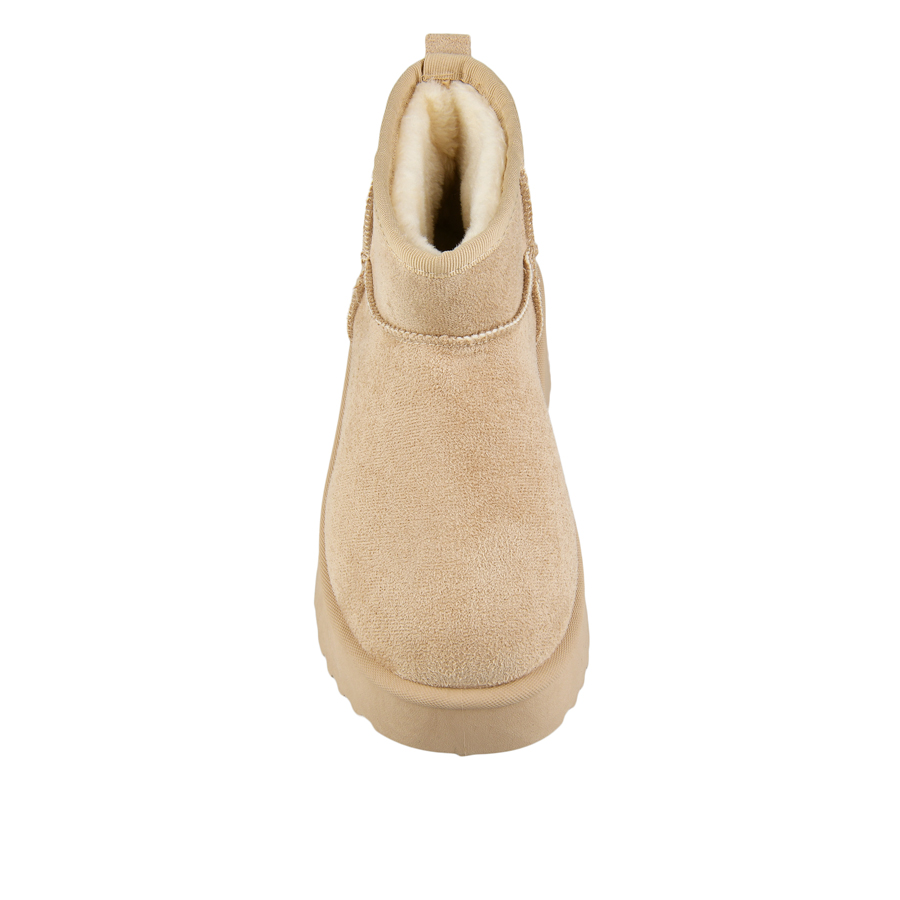 botine damă textil bej 2