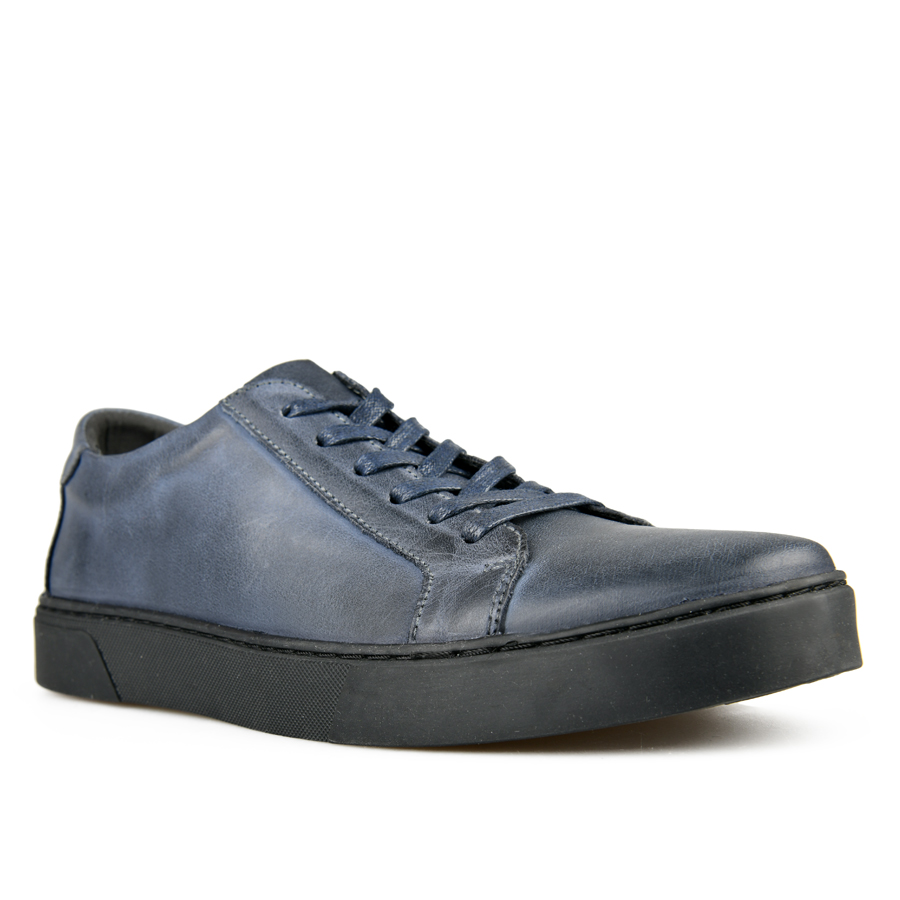 мъжки обувки естествена кожа сини 2