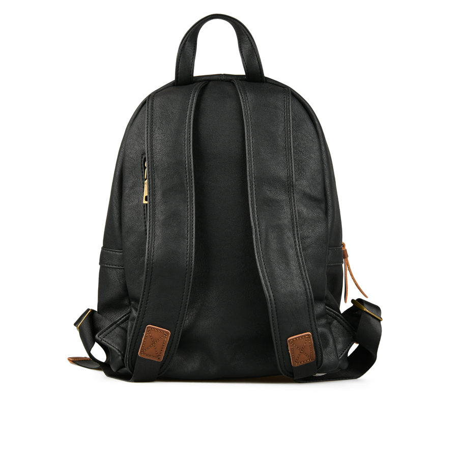 дамска раница еко кожа черна 1