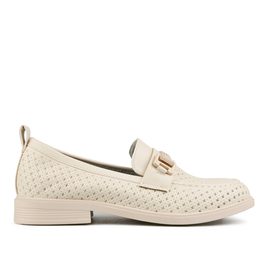 дамски обувки еко кожа бежови 0