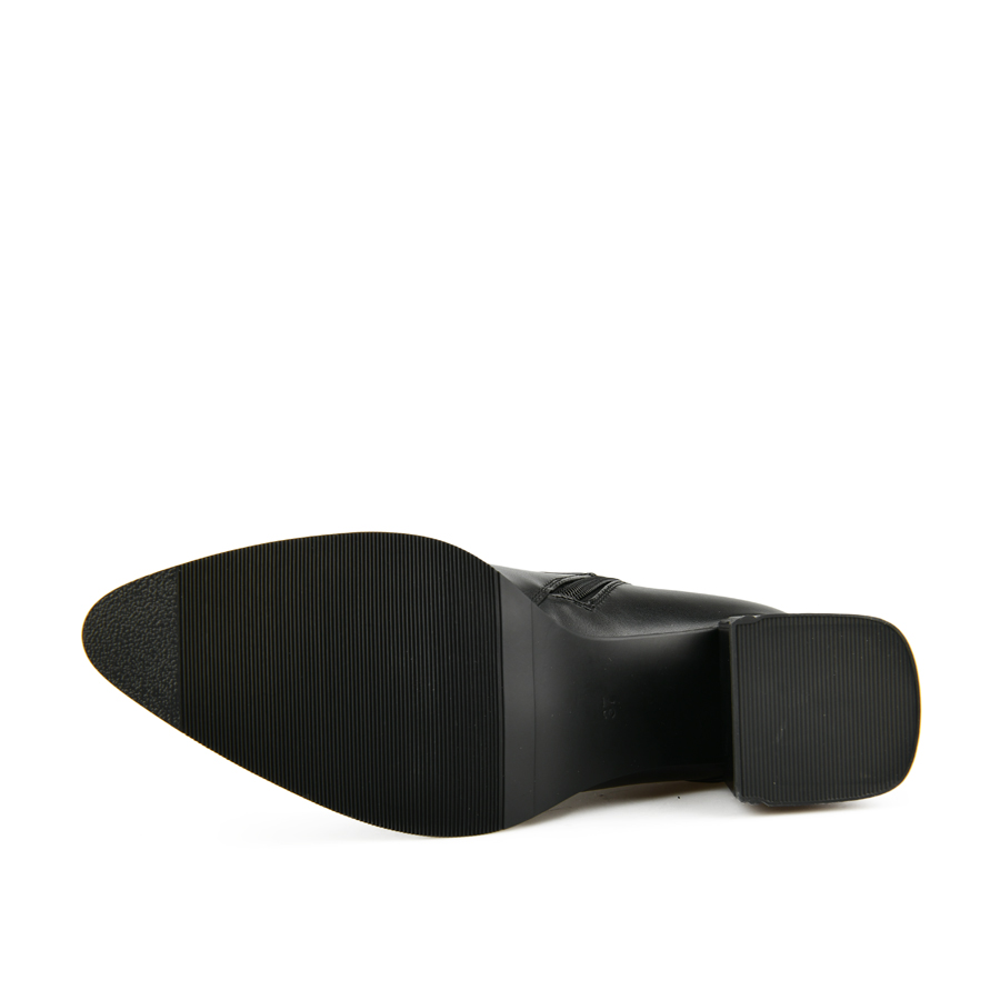 botine damă piele ecologică negru 4
