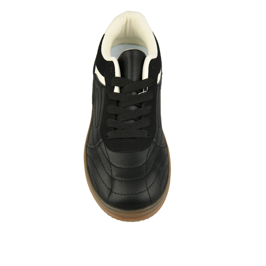 γυναικεία sneakers οικολογικό δέρμα μαύρο 2