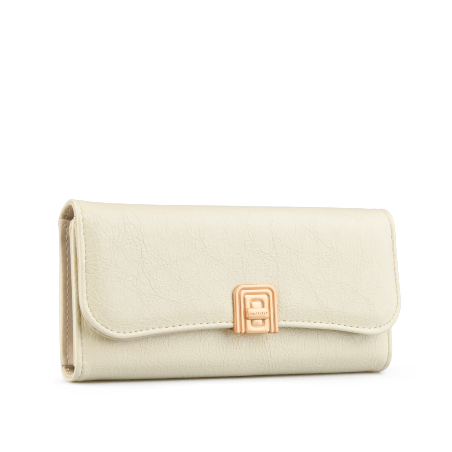 γυναικείο πορτοφόλι οικολογικό δέρμα μπεζ 0