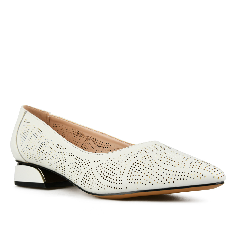 γυναικεία παπούτσια οικολογικό δέρμα λευκά 2