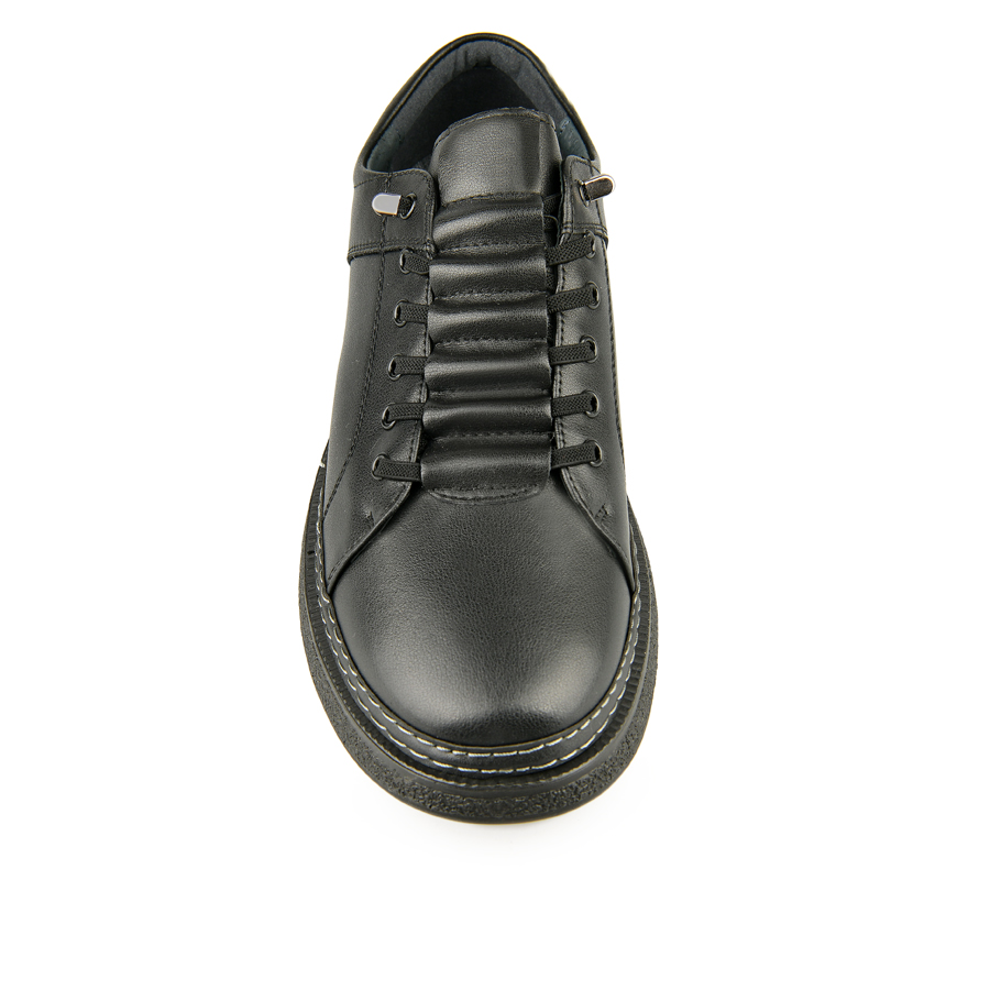 мъжки обувки естествена кожа черни 1