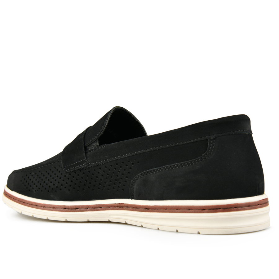 ανδρικά παπούτσια οικολογικό δέρμα μαύρο 3