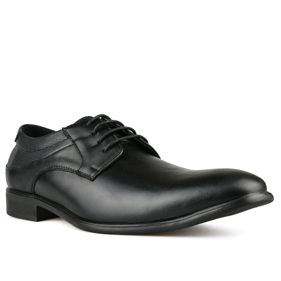 ανδρικά παπούτσια οικολογικό δέρμα μαύρο 2