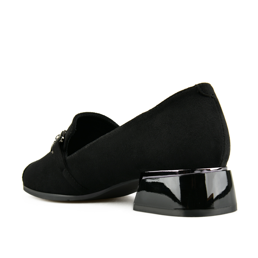 pantofi damă textil negru 3