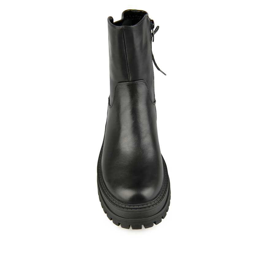 botine damă piele ecologică negru 1