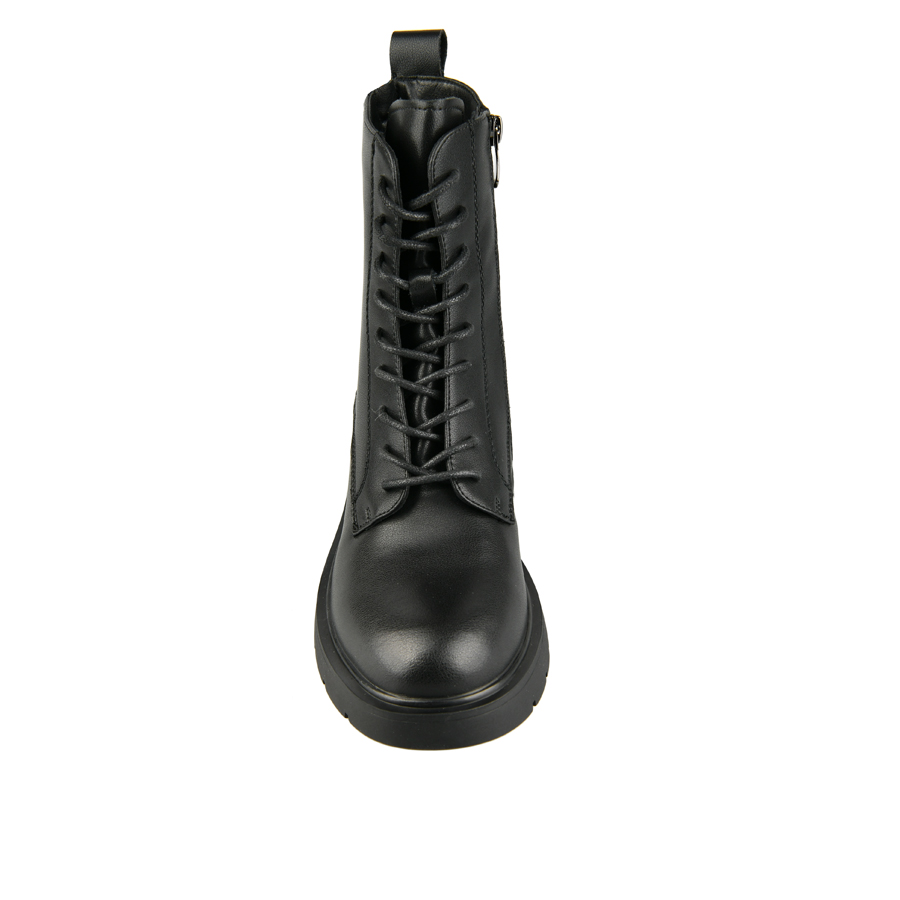 botine damă piele naturală negru 2