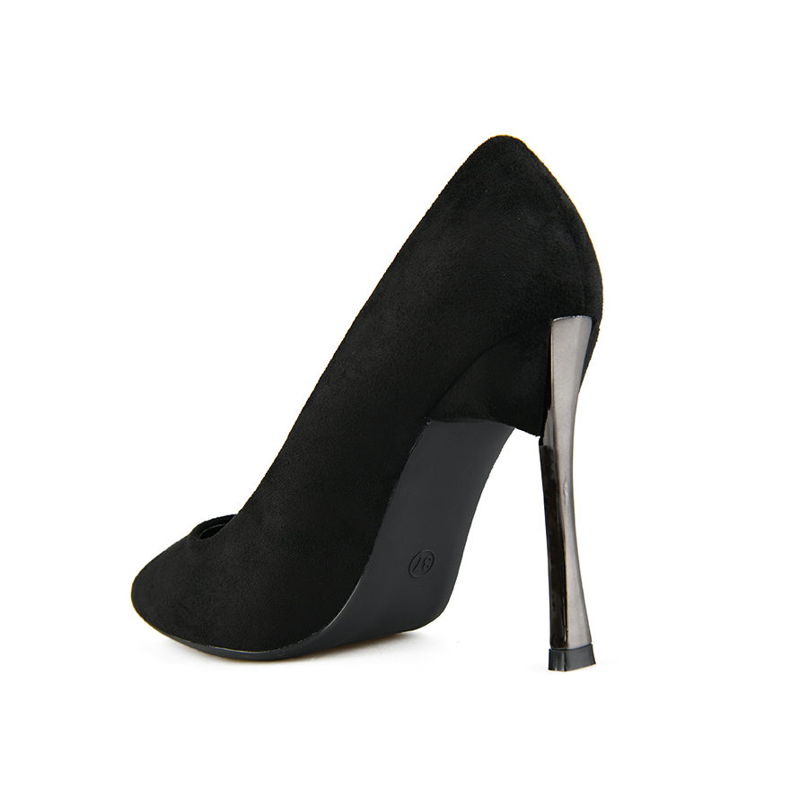 γυναικεία παπούτσια ύφασμα μαύρο 3