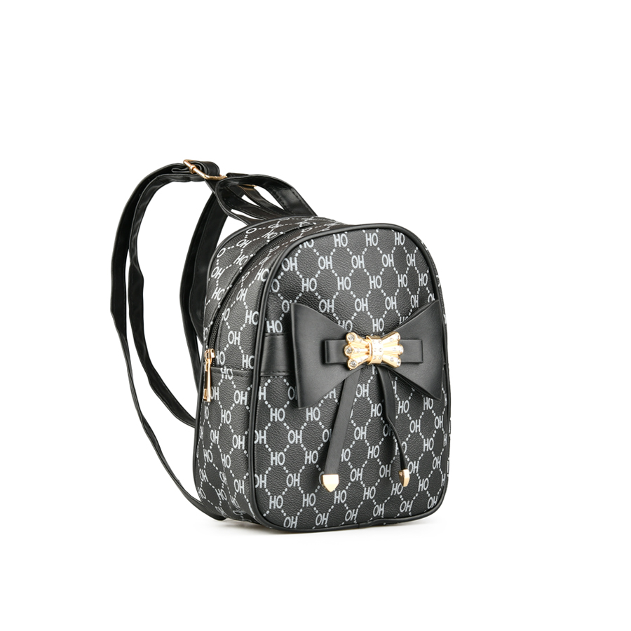 rucsac damă piele ecologică negru 3