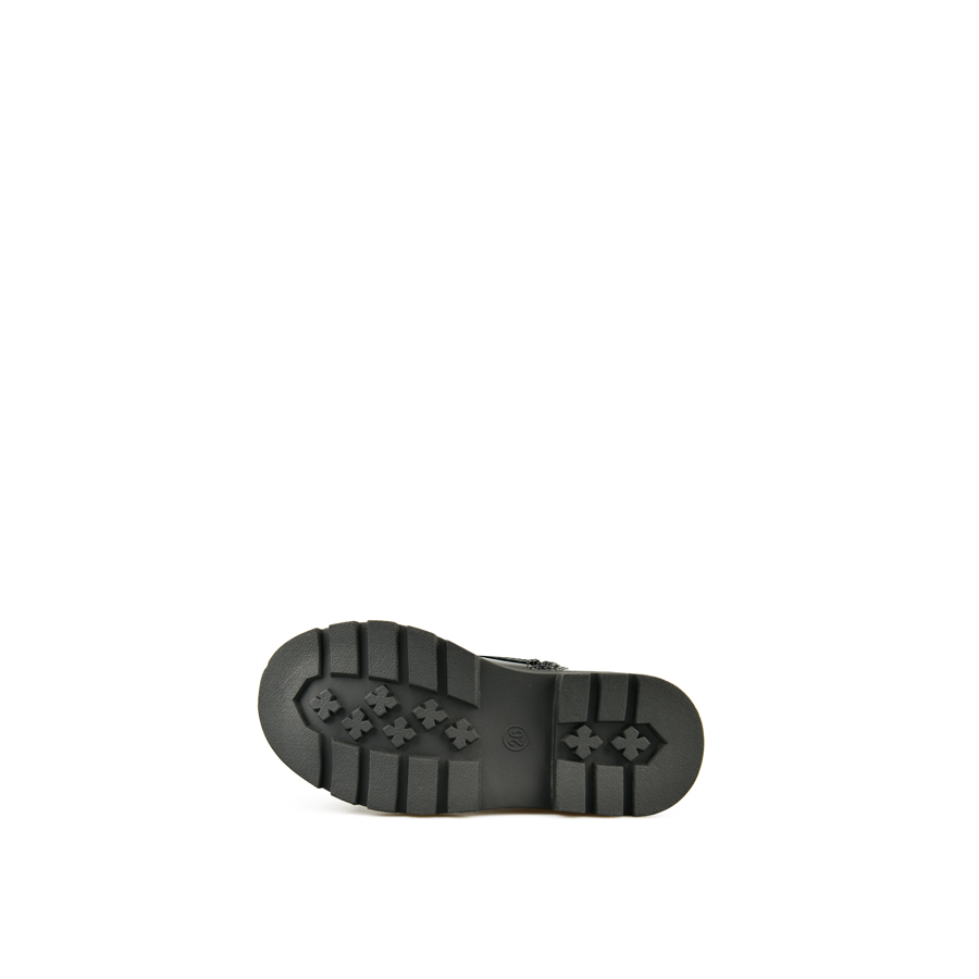 botine copii piele ecologică negru 5