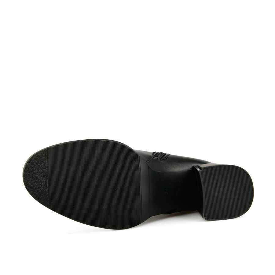 botine damă piele ecologică negru 4