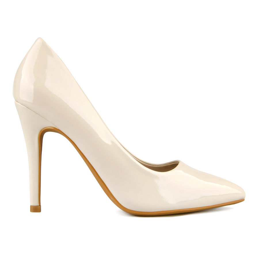 дамски обувки еко кожа бежови 0