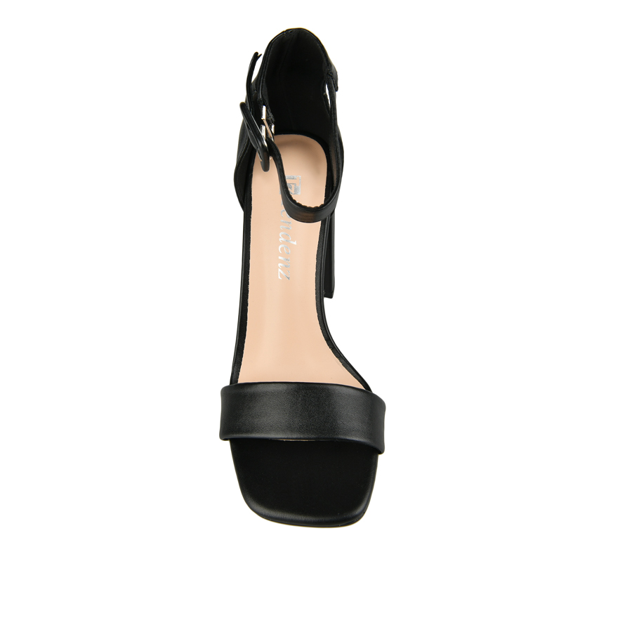 дамски сандали еко кожа черни 1