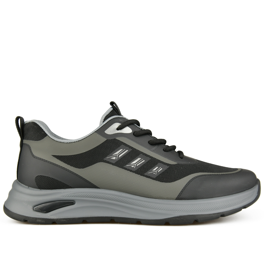 ανδρικά αθλητικά παπούτσια ύφασμα μαύρο 0