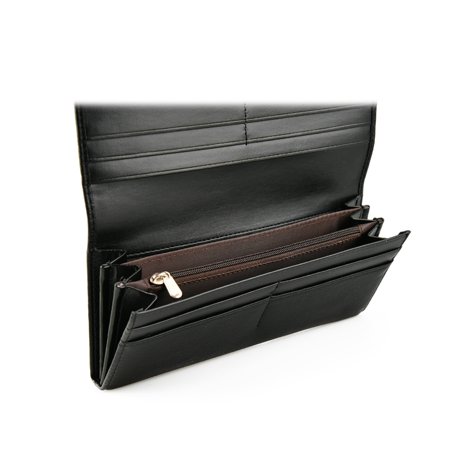 portofel damă piele ecologică negru 2