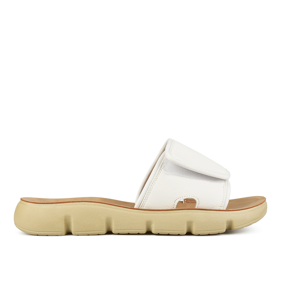 γυναικεία παντόφλες οικολογικό δέρμα λευκά 0