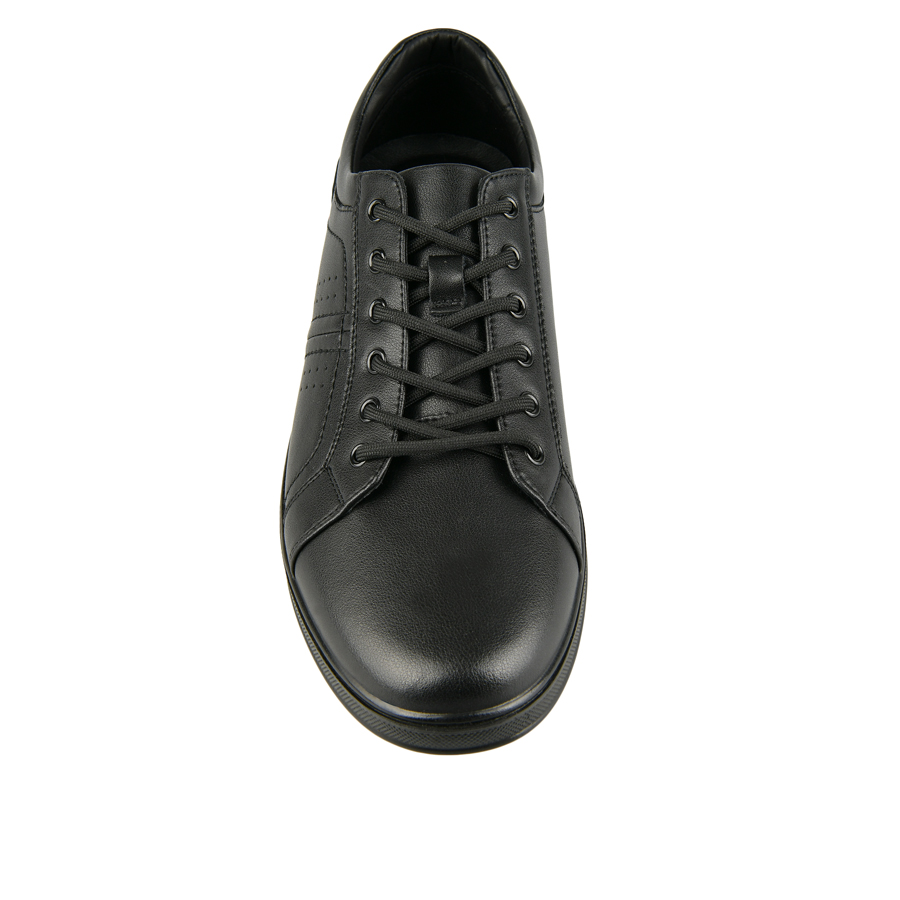 ανδρικά παπούτσια φυσικό δέρμα μαύρο 1