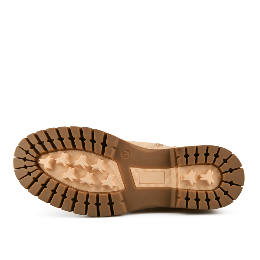 botine damă piele ecologică bej 4