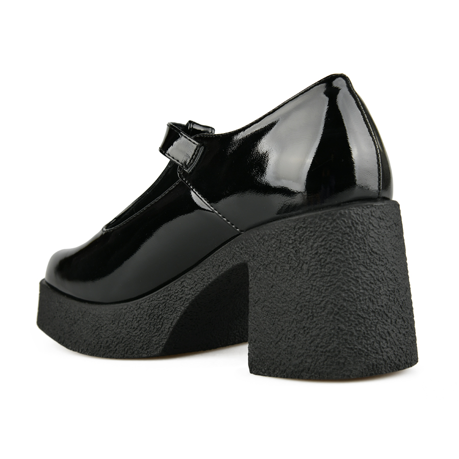 дамски обувки еко кожа черни 3