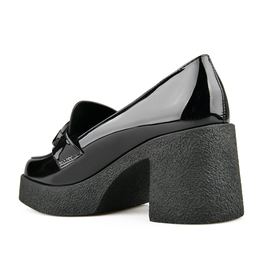 γυναικεία παπούτσια οικολογικό δέρμα μαύρο 3