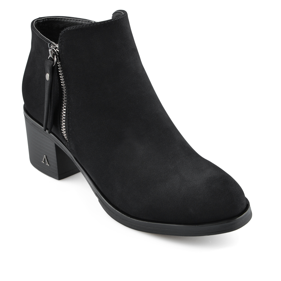 botine damă piele ecologică negru 2