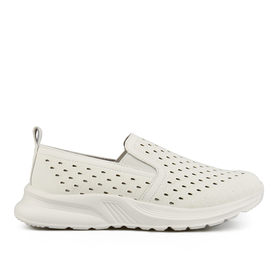 дамски обувки еко кожа бели 0