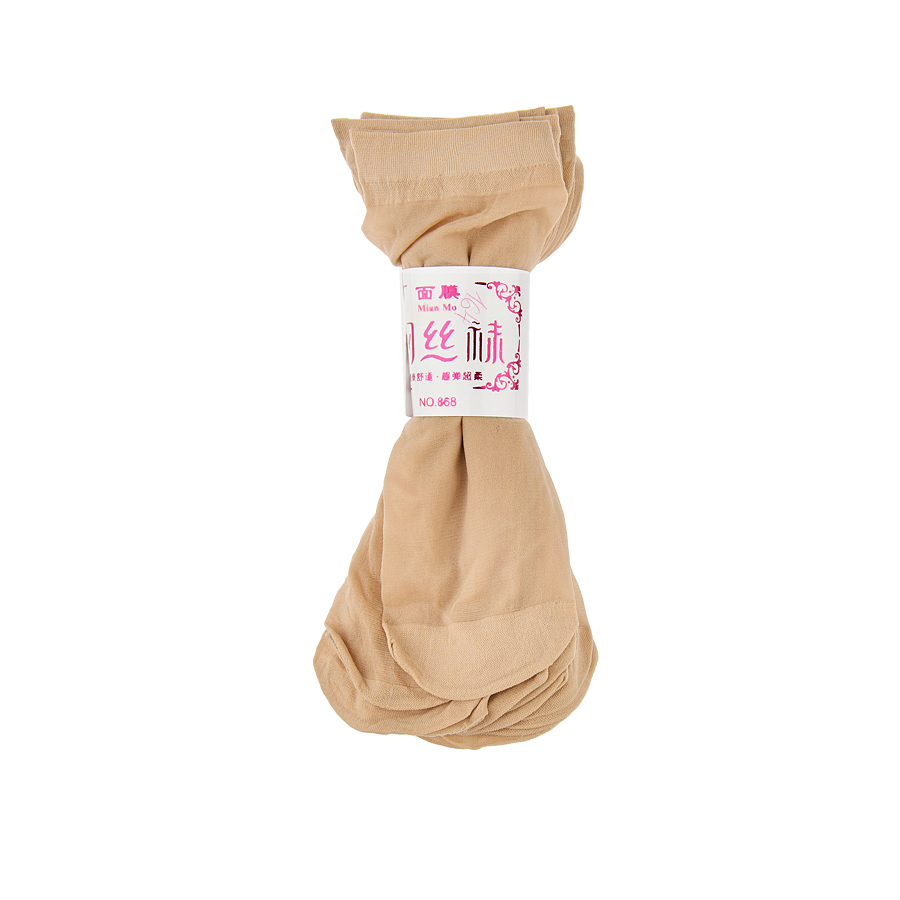 șosete damă textil bej 2