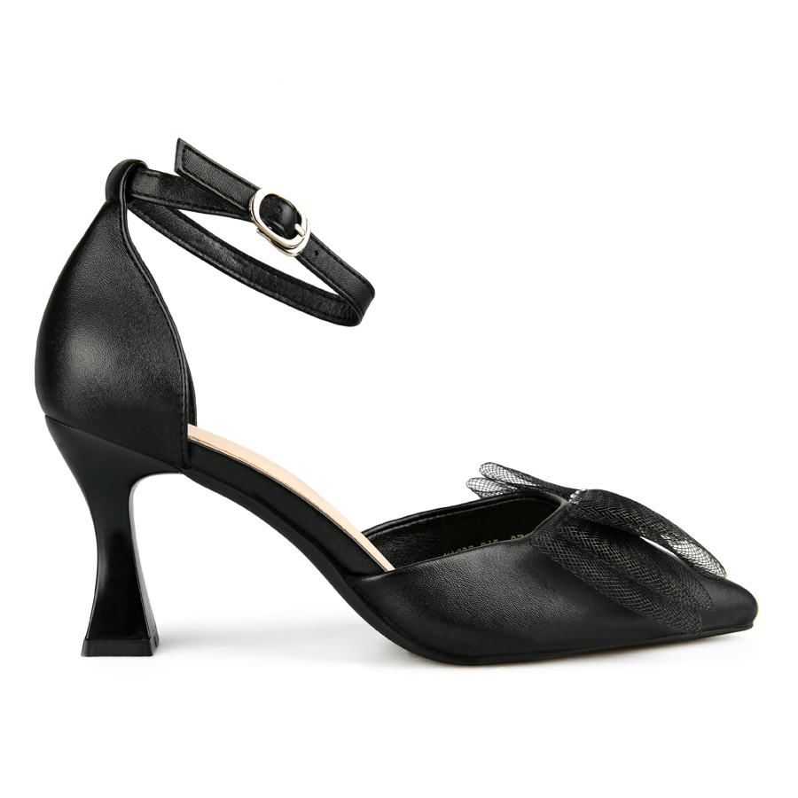 дамски сандали еко кожа/текстил черни 0