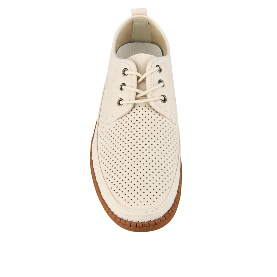 мъжки обувки еко кожа бели 1