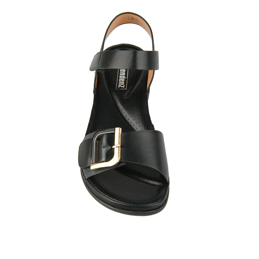 γυναικεία σανδάλια οικολογικό δέρμα μαύρο 1