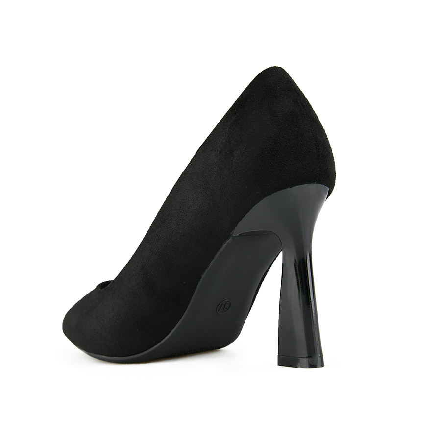 γυναικεία παπούτσια ύφασμα μαύρο 3