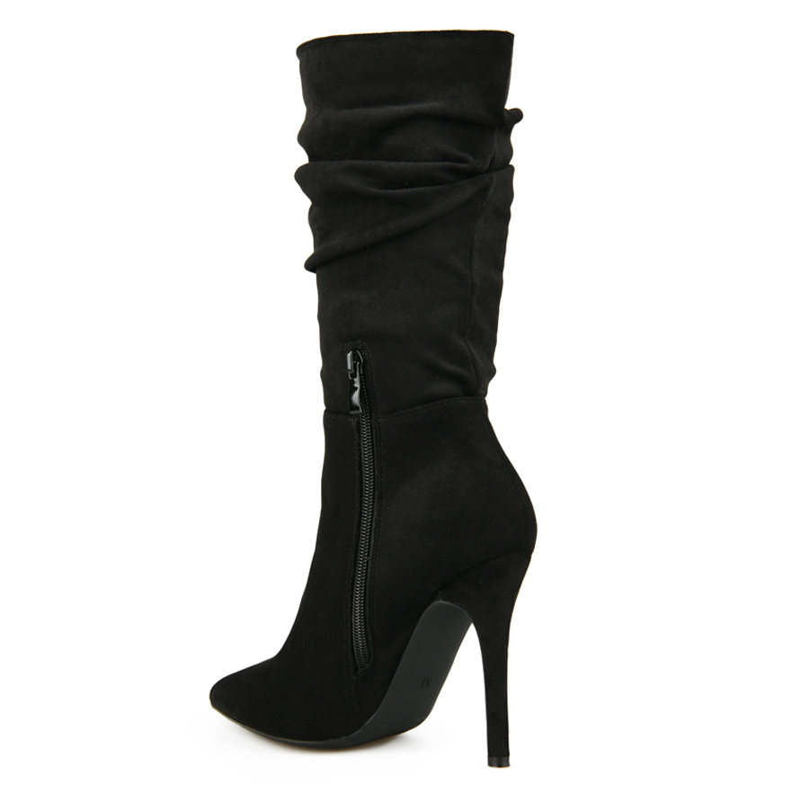 cizme damă textil negru 3