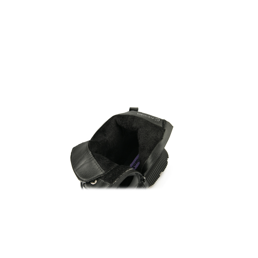 παιδικά μποτάκια οικολογικό δέρμα μαύρο 4