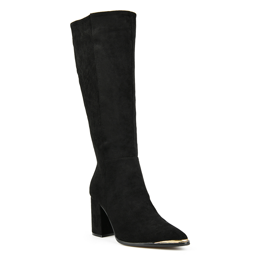 cizme damă textil negru 1