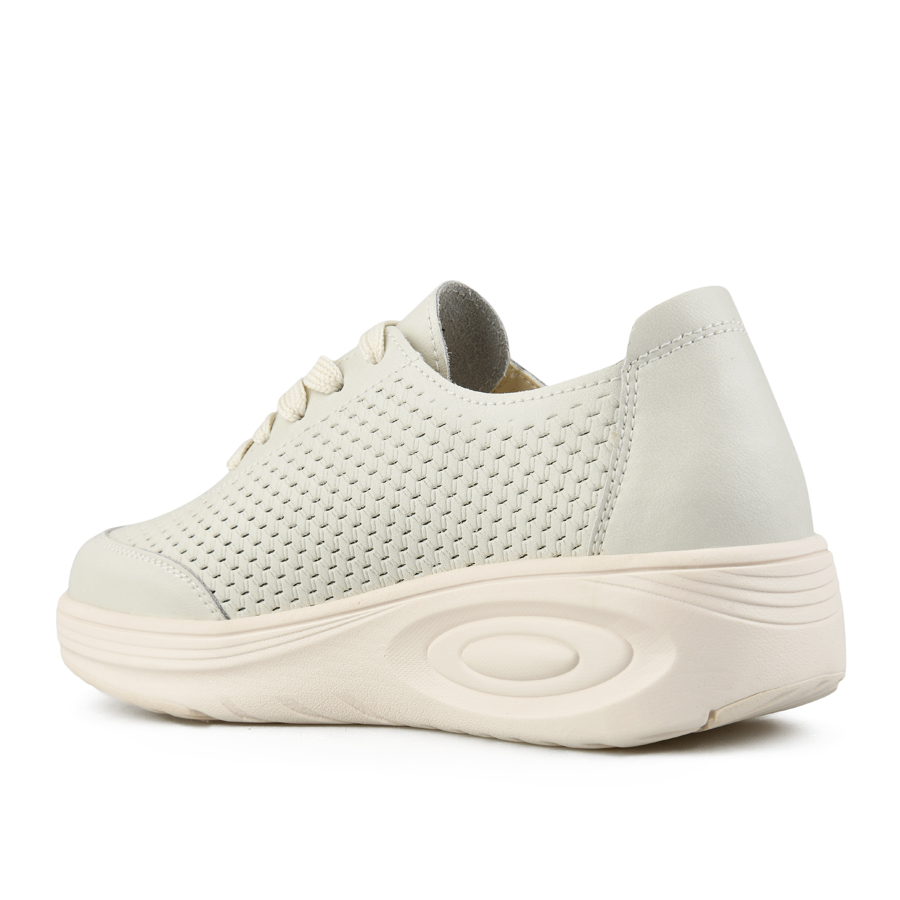 дамски обувки естествена кожа бежови 3