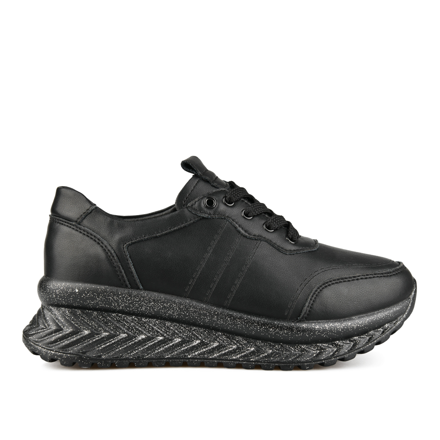 γυναικεία παπούτσια φυσικό δέρμα μαύρο 0