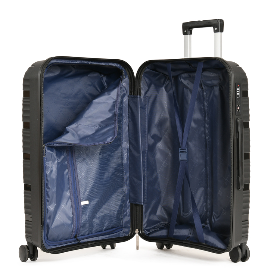 μεσαίο bαλίτσα πολυπροπυλένιο μαύρο 4