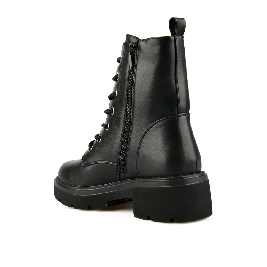 botine damă piele ecologică negru 3