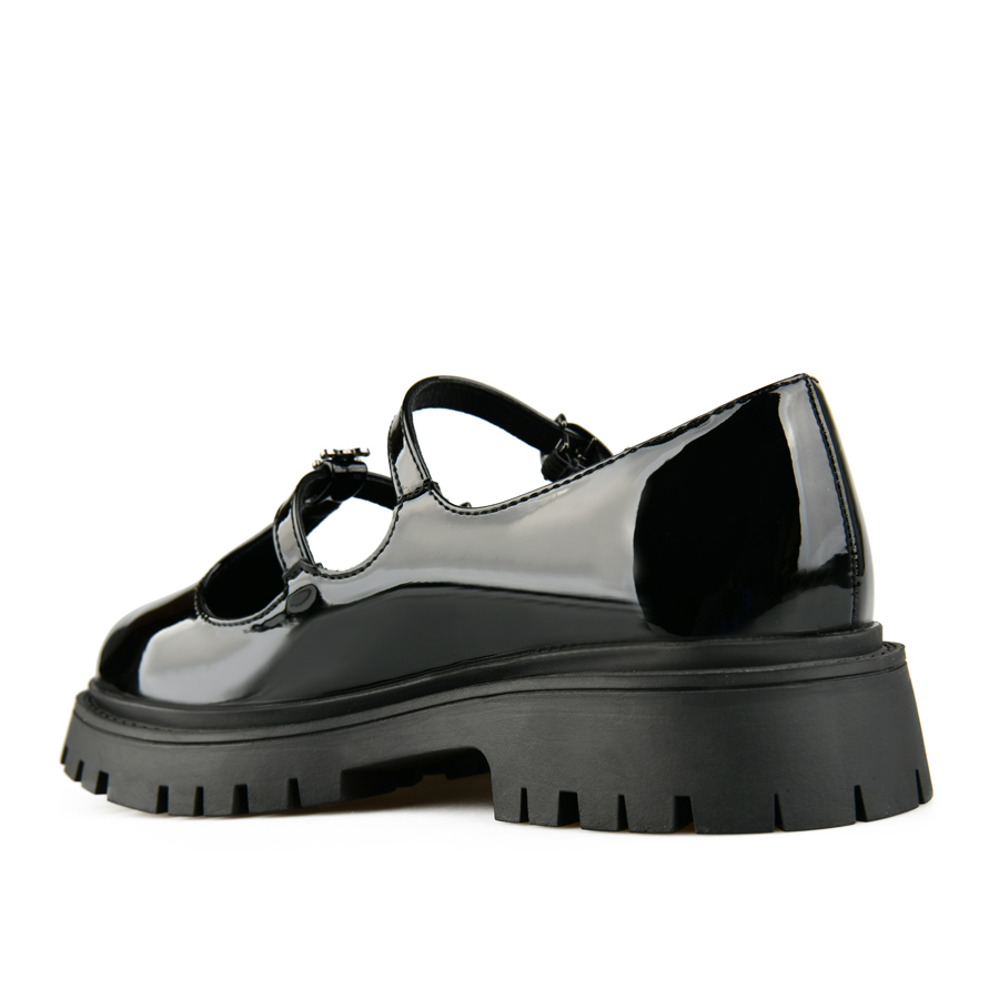 γυναικεία παπούτσια οικολογικό δέρμα μαύρο 3