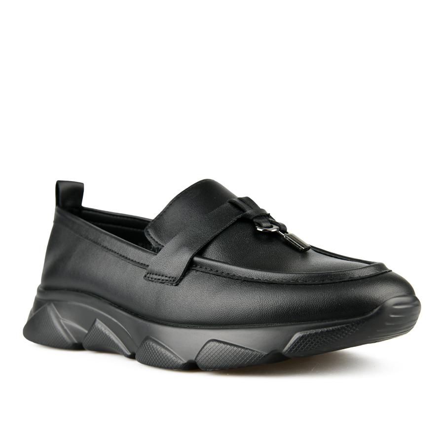 γυναικεία παπούτσια οικολογικό δέρμα μαύρο 1