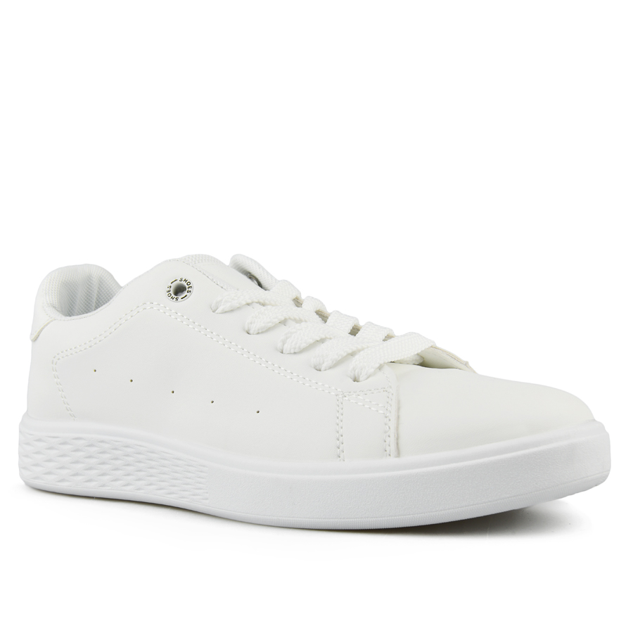 ανδρικά sneakers οικολογικό δέρμα λευκά 2