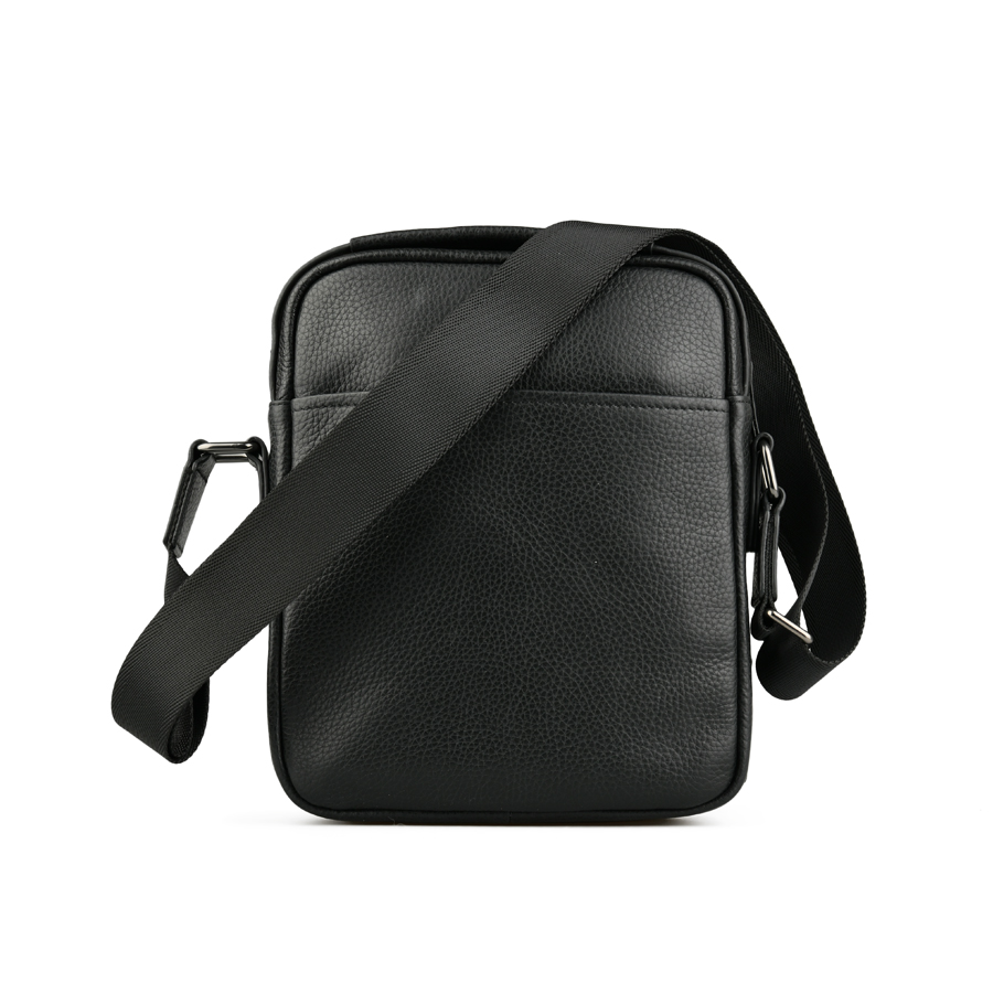 geantă bărbați piele naturală negru 1