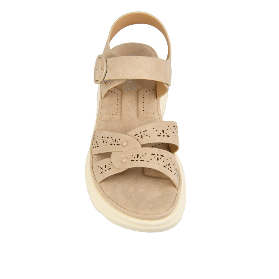 γυναικεία σανδάλια οικολογικό δέρμα μπεζ 1