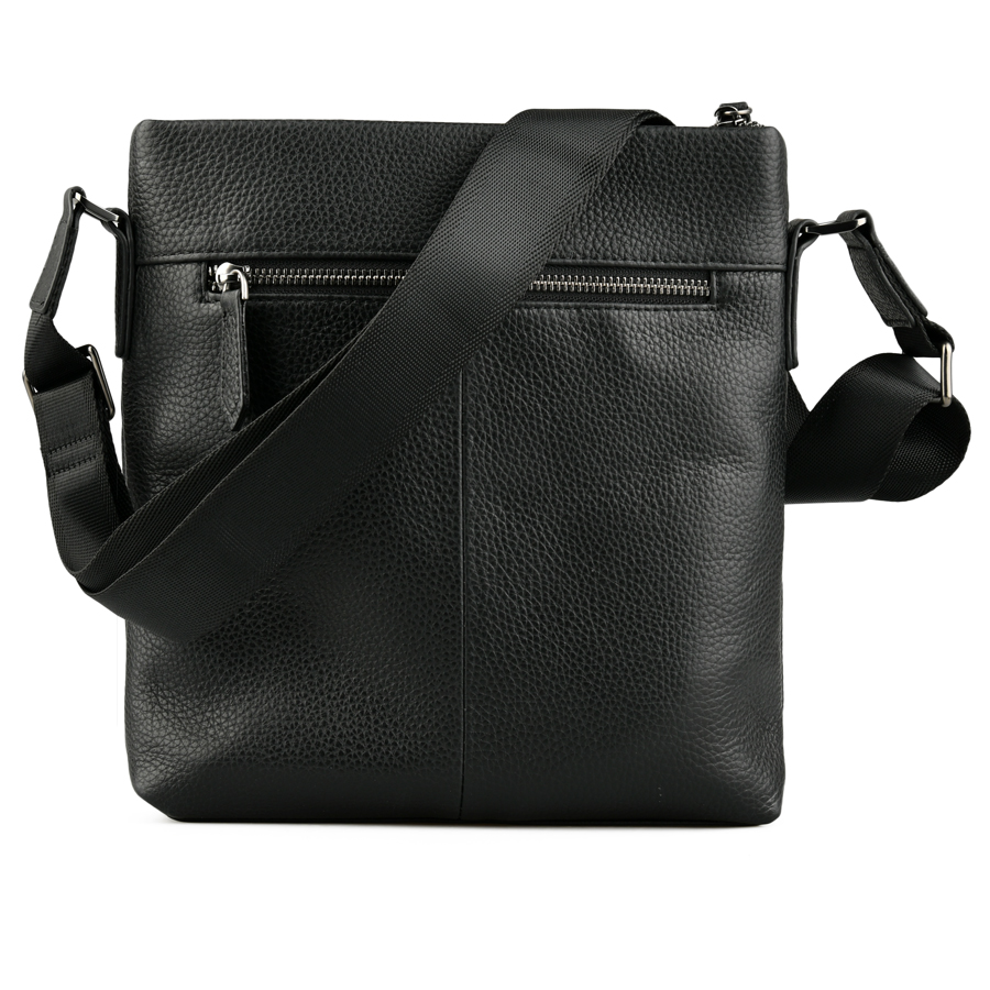 geantă bărbați piele naturală negru 1