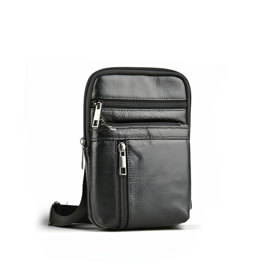 geantă bărbați piele naturală negru 0