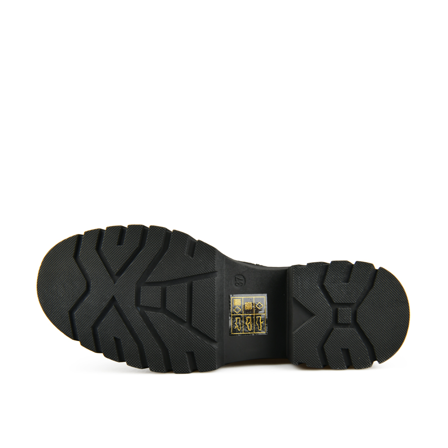 γυναικεία μποτάκια ύφασμα/οικολογικό δέρμα μαύρο 4