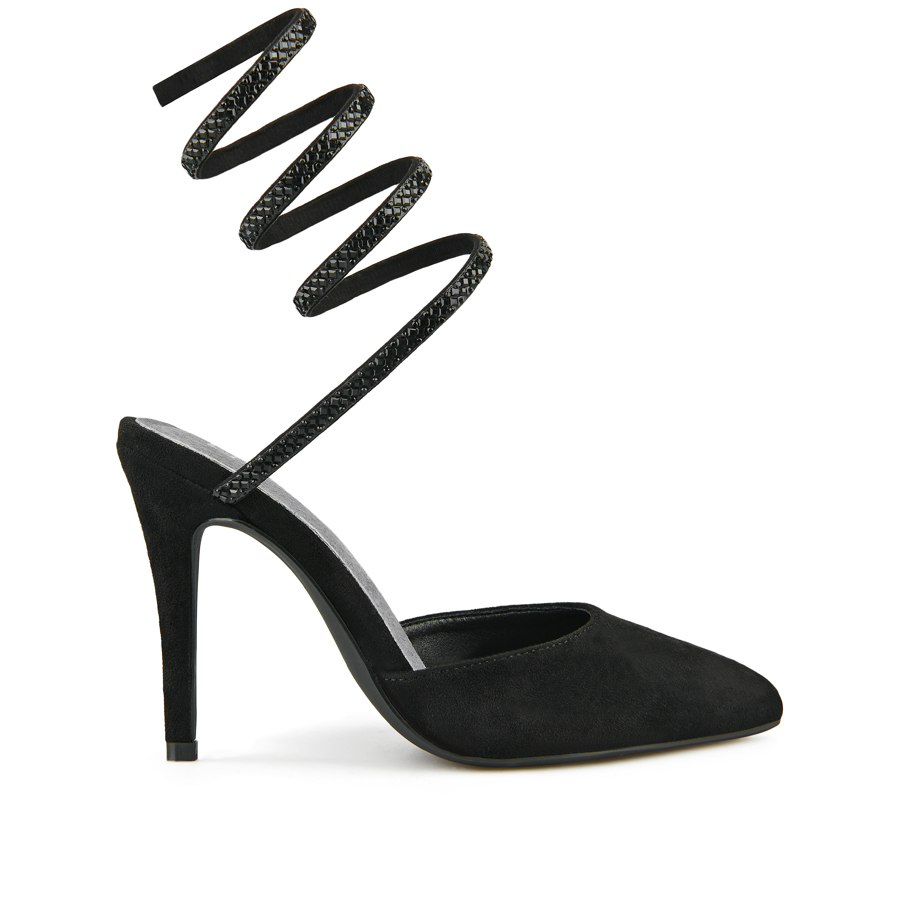 дамски обувки текстил черни 0